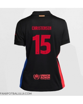 Barcelona Andreas Christensen #15 Tricou Fotbal Replică 2024-25 Femei Deplasare